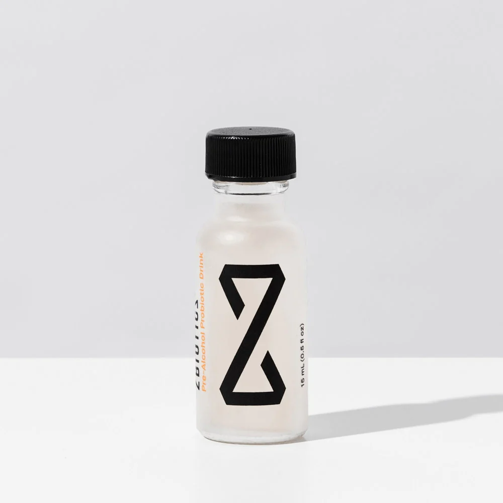 ZBiotics pre-alcohol probiotic bottle