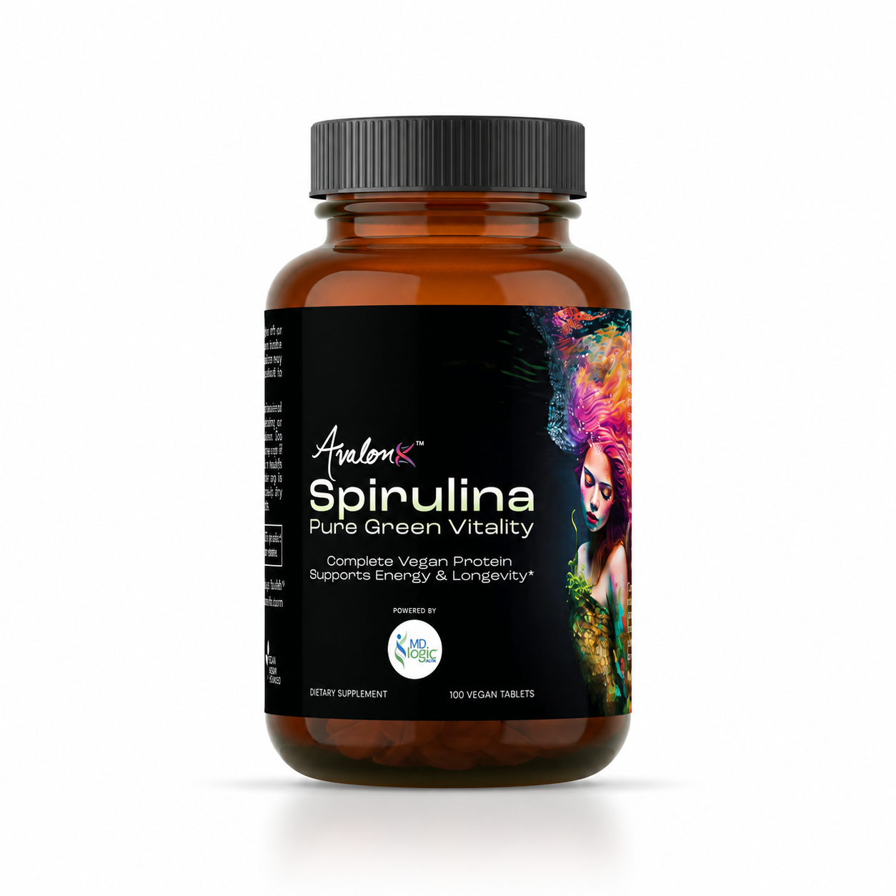 AvalonX Spirulina Minis bottle